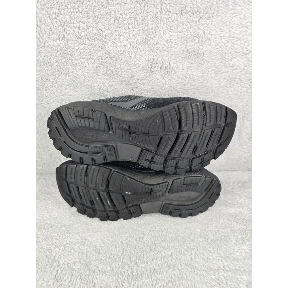 Brooks Adrenaline GTS 22 Mens Size 9 Black Running Shoes Sneakers 1103661D020